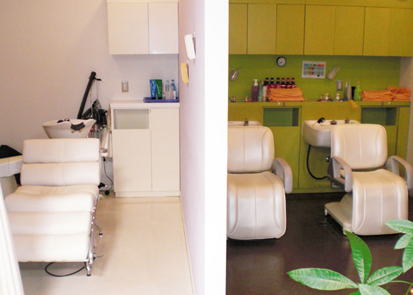 シャンプーブース